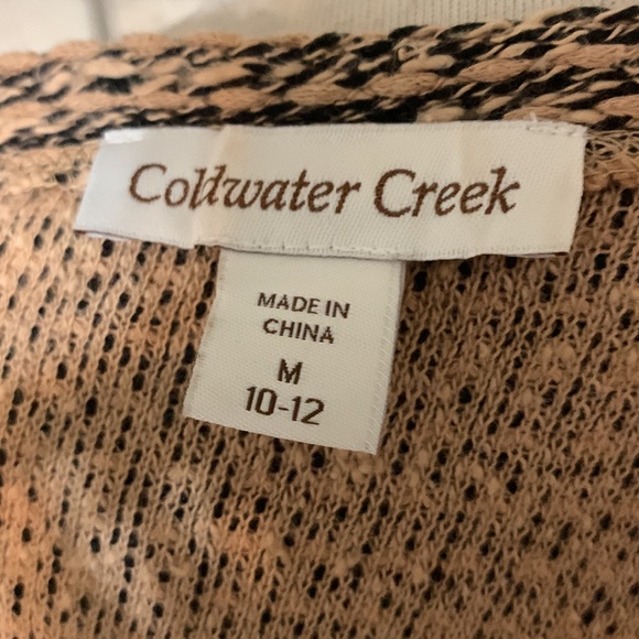 Black and Tan Coldwater Creek Sweater - Picture 5 of 5